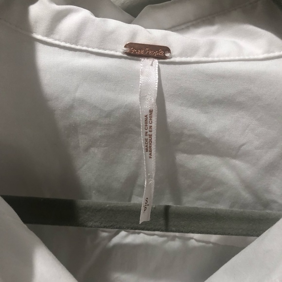 Free people tortoise shell button up - Picture 2 of 6